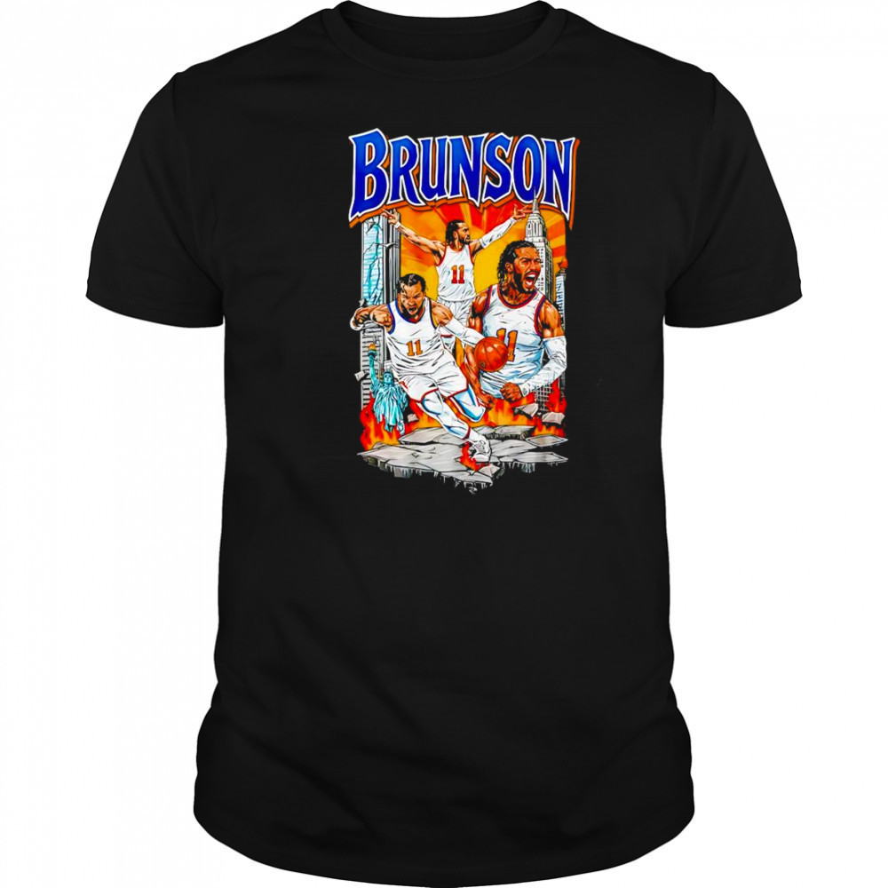 Brunson New York Knicks Captain basketball graphic shirt