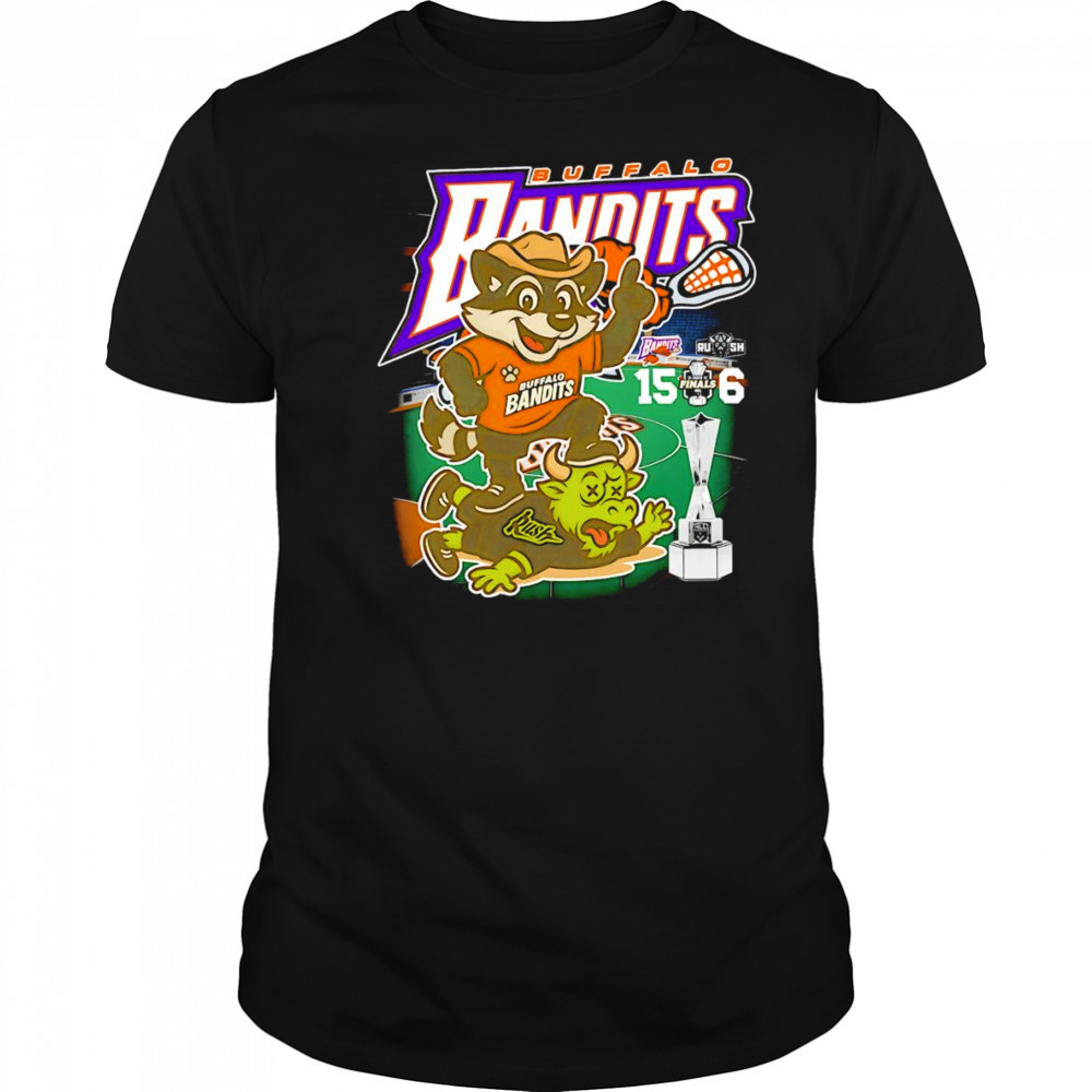 Buffalo Bandits 15 6 Rush mascot shirt