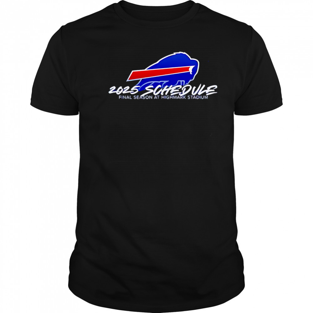 Buffalo Bills Highmark Stadium Farewell Season 2025 logo shirt
