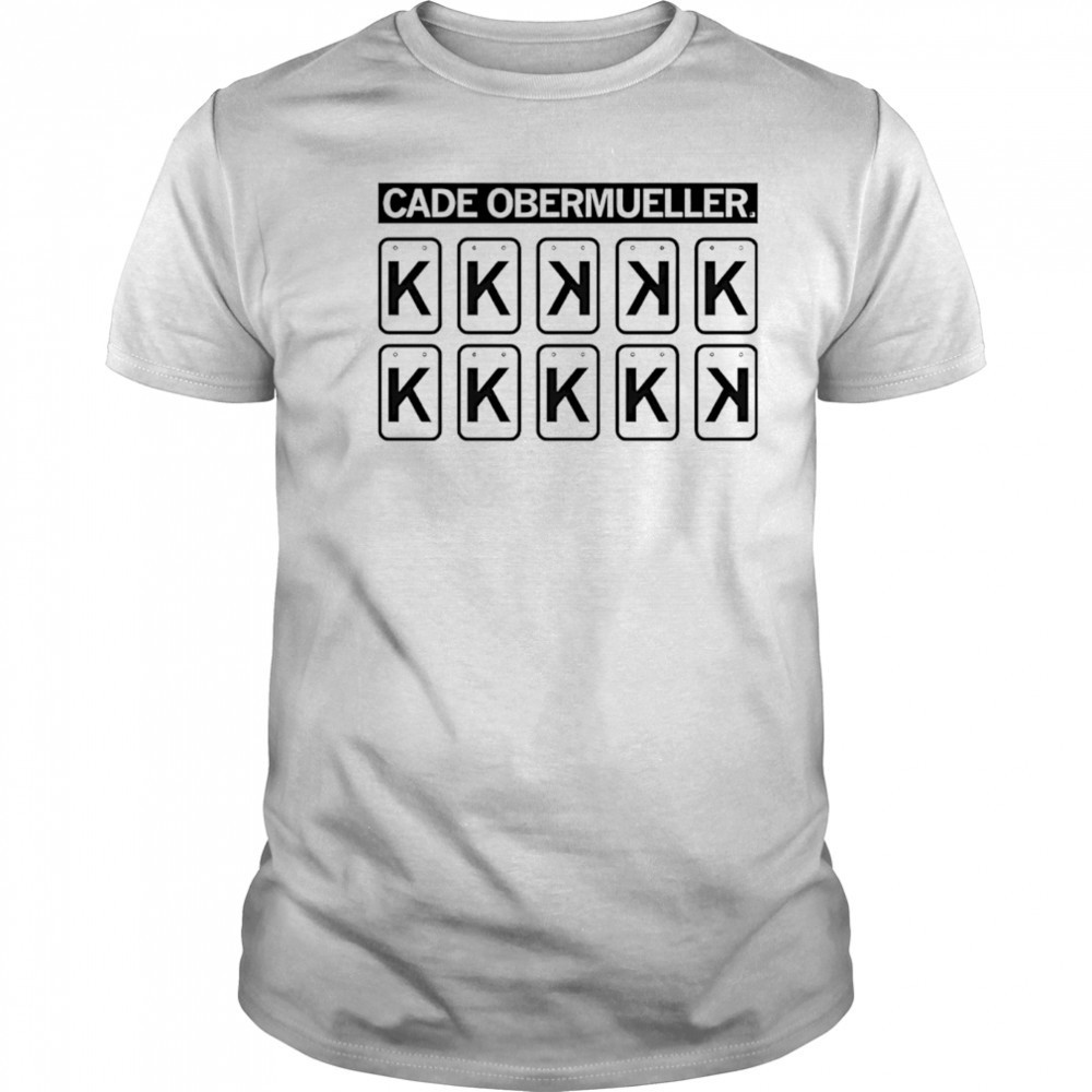 Cade Obermueller K card shirt