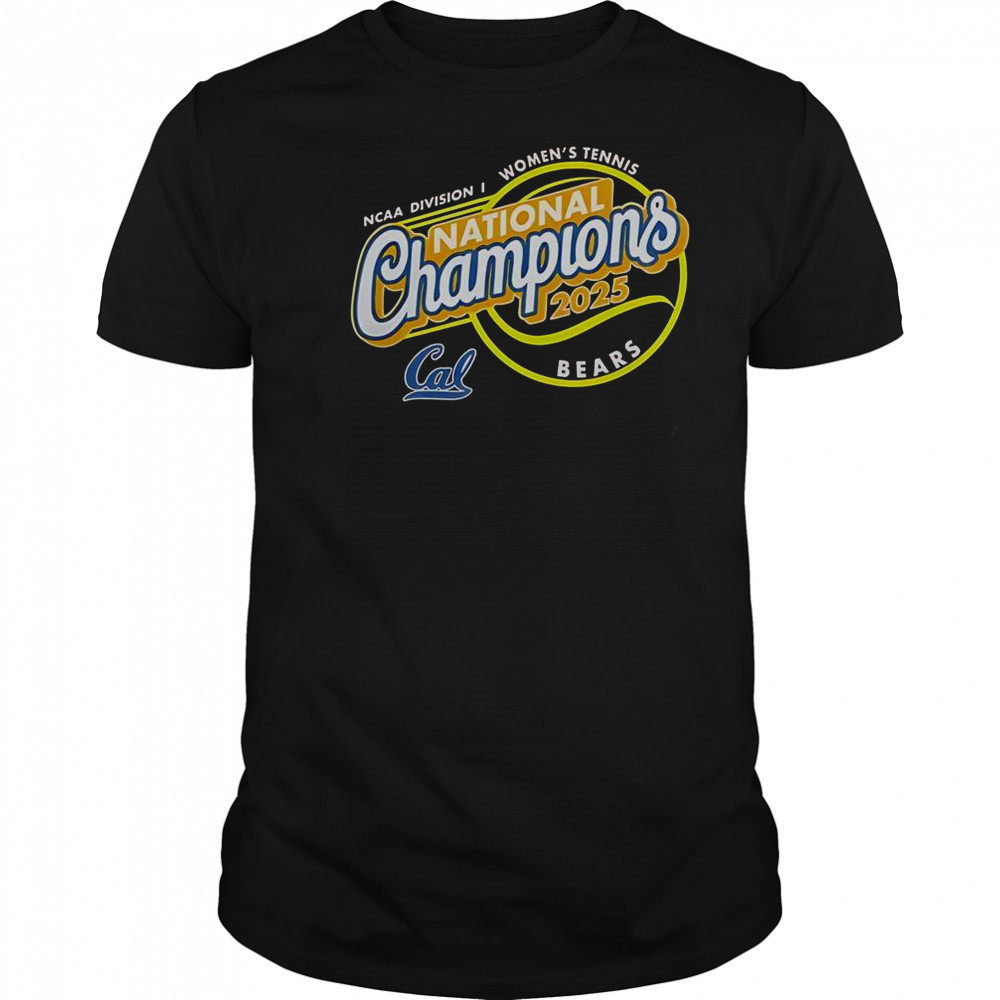 California Golden Bears 2025 NCAA Women’s Tennis National Champions T-Shirt