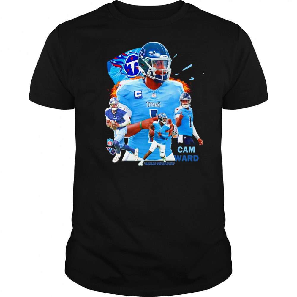 Cam Ward Rookie Tennessee Titans graphic shirt