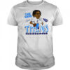 Cameron Ward Tennessee Titans Homage 2025 NFL Draft Caricature Player Graphic Tri Blend T Shirt