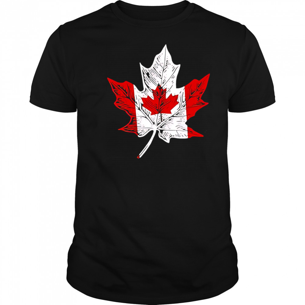 Canada flag graphic shirt