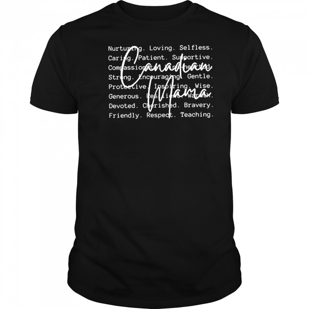 Canadian Mama Whens Canada Day shirt