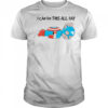 Captain America and cat I can do this all day shirt