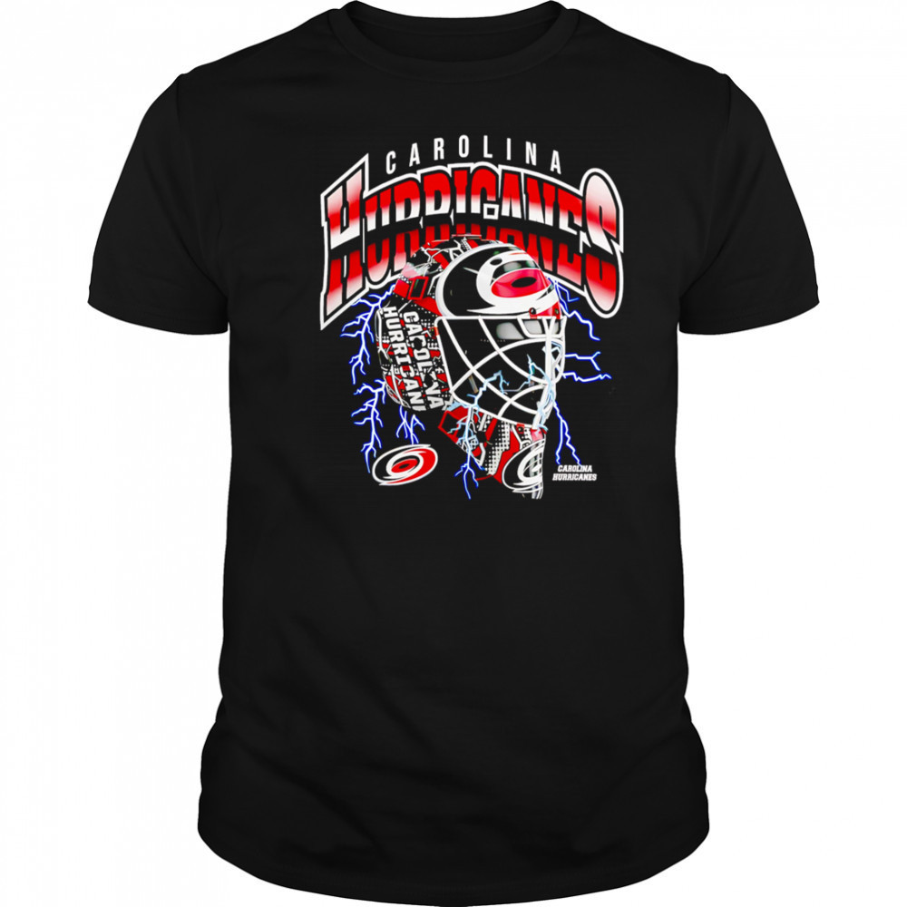 Carolina Hurricanes Crease Lightning helmet shirt