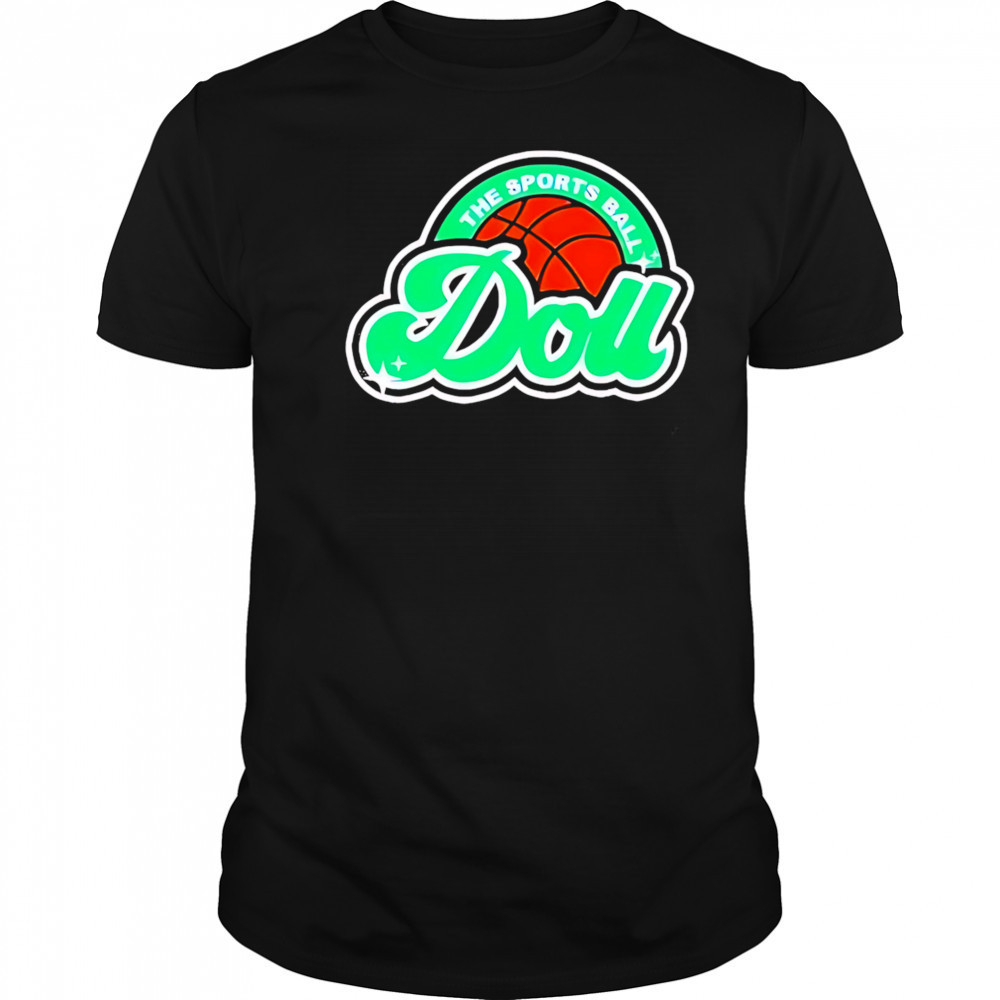 Casual doll and ball design shirt