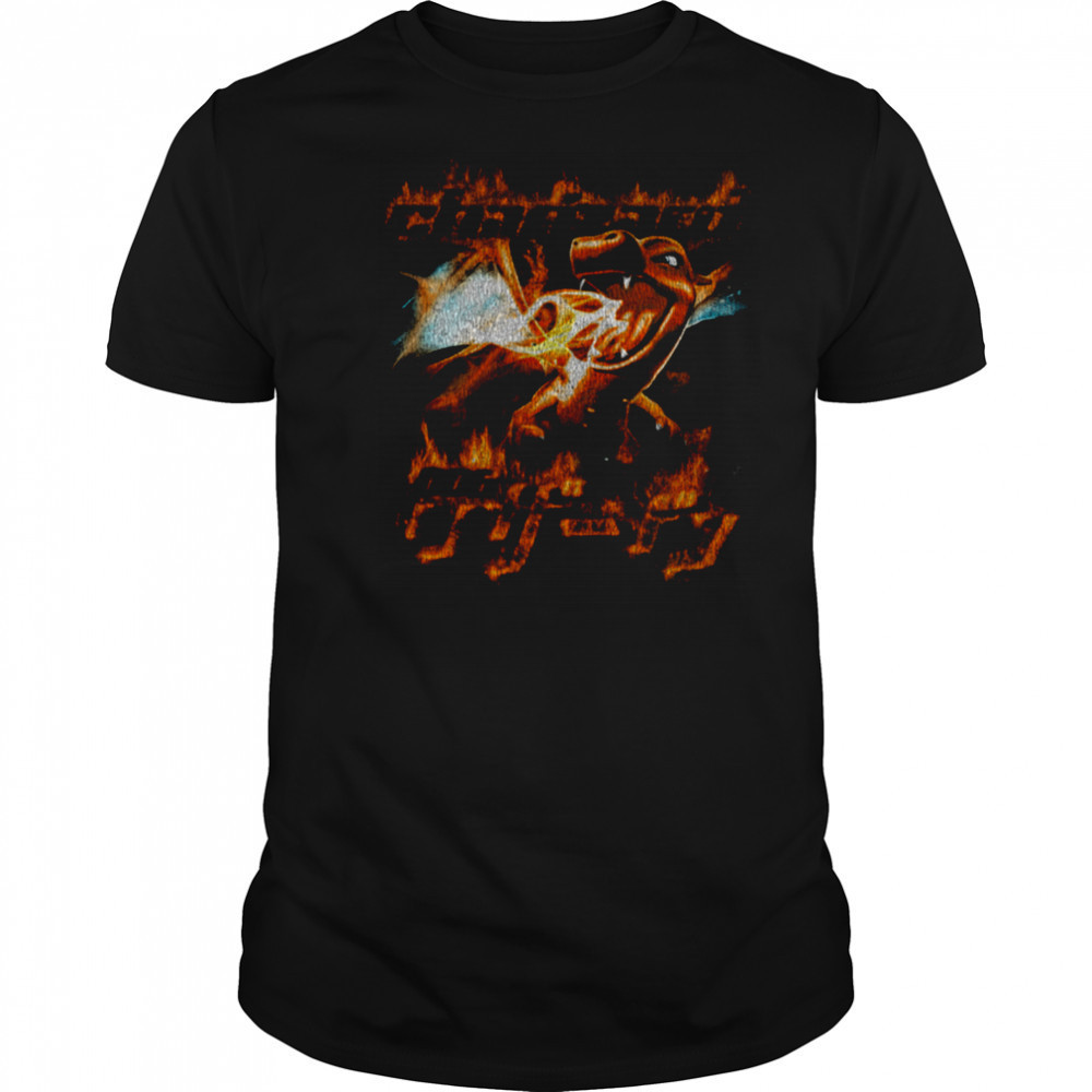 Charizard Fire Blast Pokémon T Shirt
