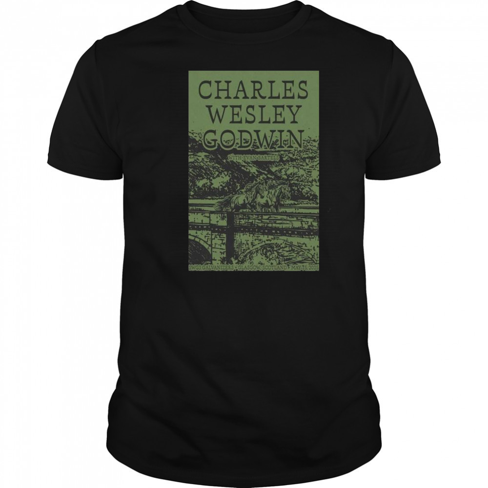 Charles Wesley Godwin SWG3 Galvanizers Glasgow UK May 15 2025 Tour t-shirt