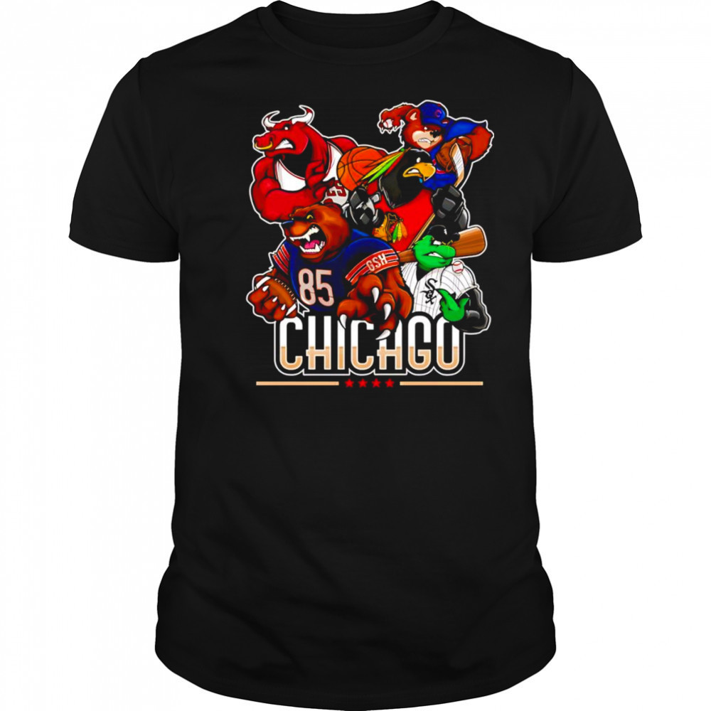Chicago sports mascot shirt