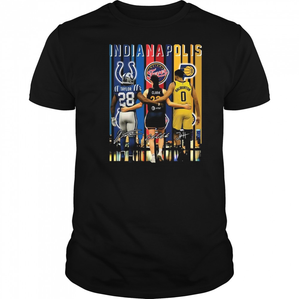 Clark Taylor Haliburton Indianapolis Signature 2025 Shirt