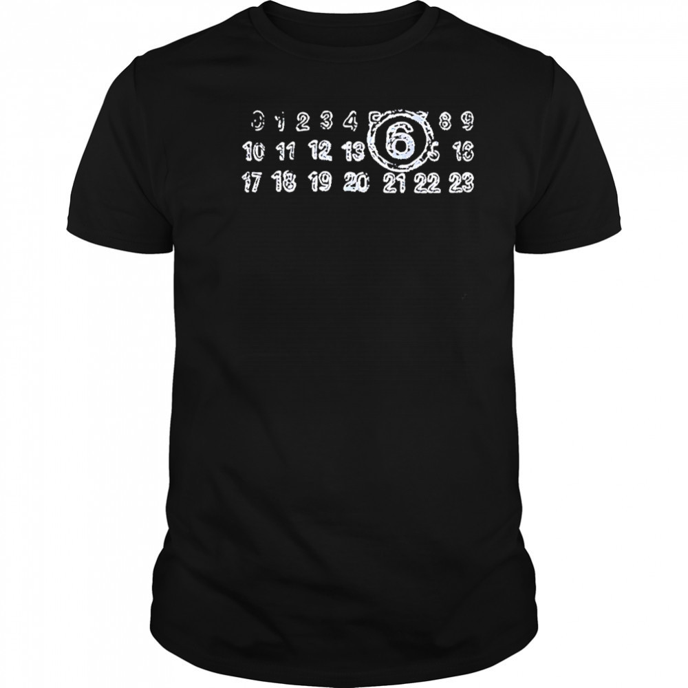 Classic 6th Calendar shirt