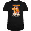 Clemson in my veins Jesus in my heart mascot shirt