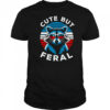 Colorful Racoon With Sunglasses Racoon Funny 4th Of July shirt