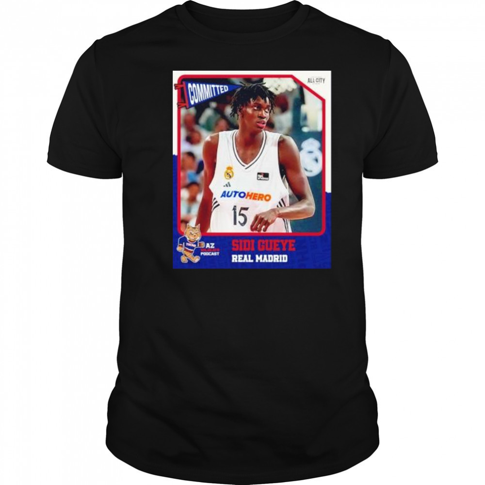 Committed Sidi Gueye real madrid Arizona Wildcats shirt