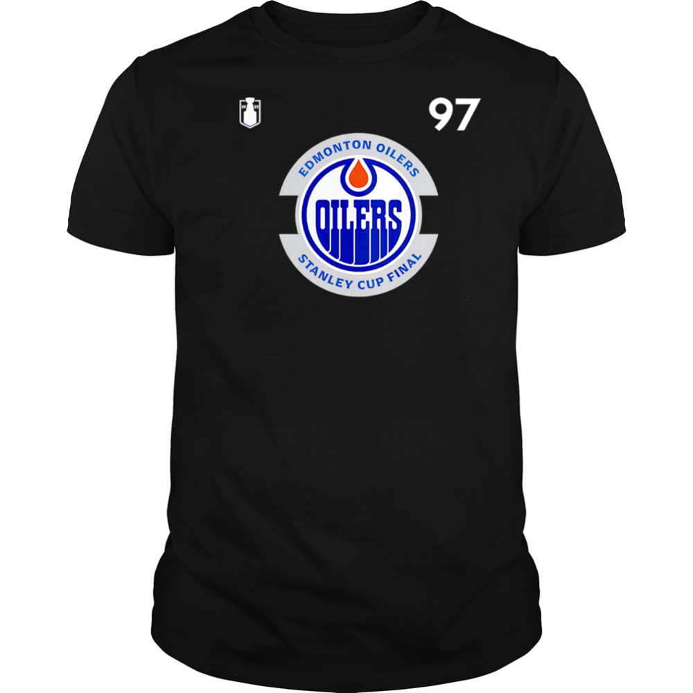 Connor McDavid Edmonton Oilers Royal 2025 Stanley Cup Final shirt