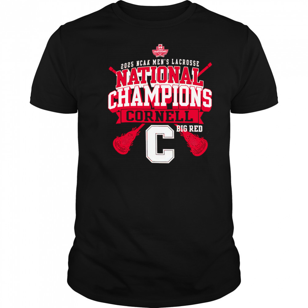 Cornell Lacrosse National Championship 2025 shirt