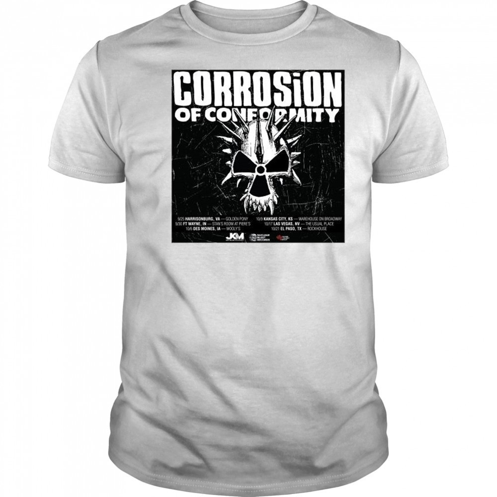 Corrosion Of Conformity Sept 25 Harrisonburg VA Golden Pony t-shirt