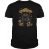 Cottagecore Aesthetic Cat Mushroom Women Kids Girls shirt