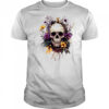 Cottagecore Aesthetic Skull Mushroom Collector Floral Goth shirt