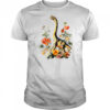Cottagecore Trex Dinosaur Flower Botanical Vintage shirt