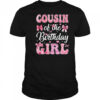Cousin Of The Birthday Girl Family Pink Coquette Bow shirt