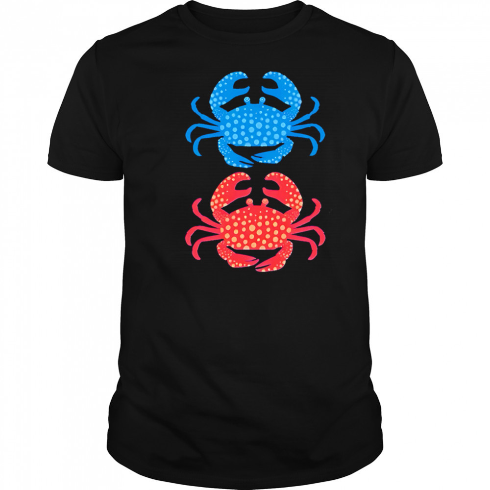 Crabs Blue and Crabs Red shirt