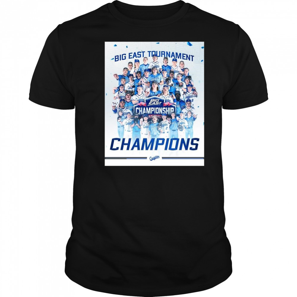 Creighton Bluejays Big East Tournament Champions All Teams Shirt