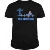 Cross heartbeat Los Angeles Dodgers I’m a simple man shirt