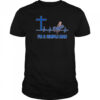 Cross Heartbeat Los Angeles Dodgers I’m A Simple Man T-Shirt