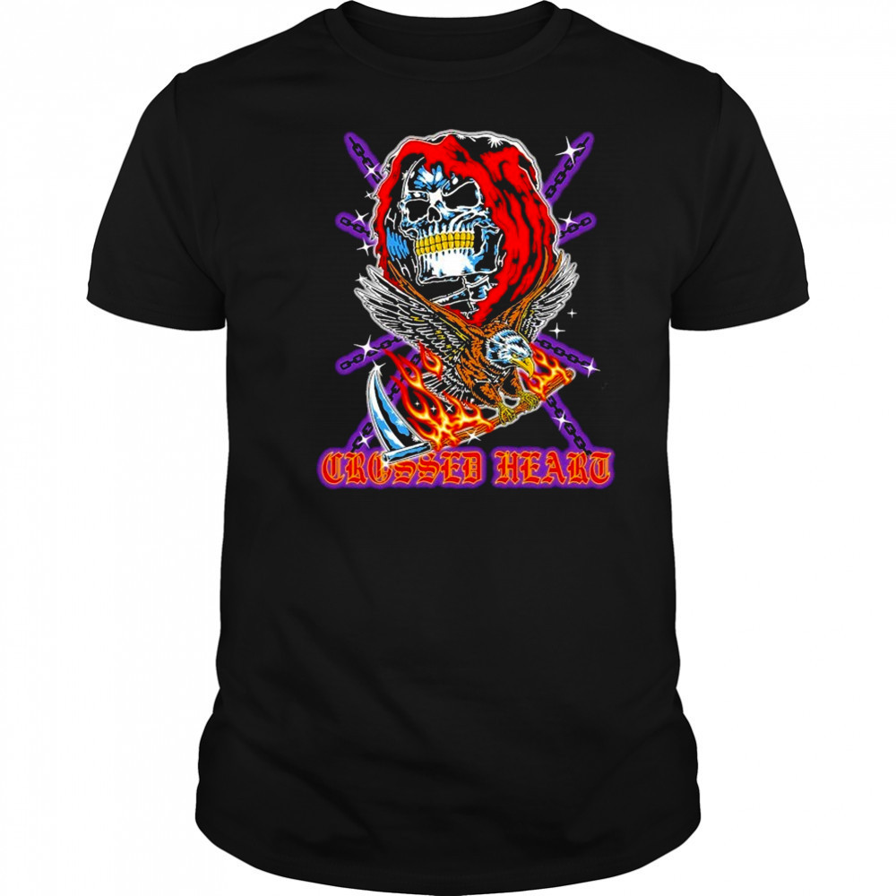 Crossed Heart No Mercy T-shirt