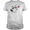 Cute Raccoon flower for you shirt