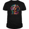 Dachshund Dog Colorful Face Dog Lover Men Women shirt