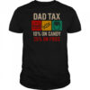 Dad Tax 10% On Candy 25% On Fries Father’s Day T-Shirt