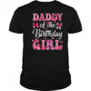 Daddy Of The Birthday Girl Family Pink Coquette Bow shirt