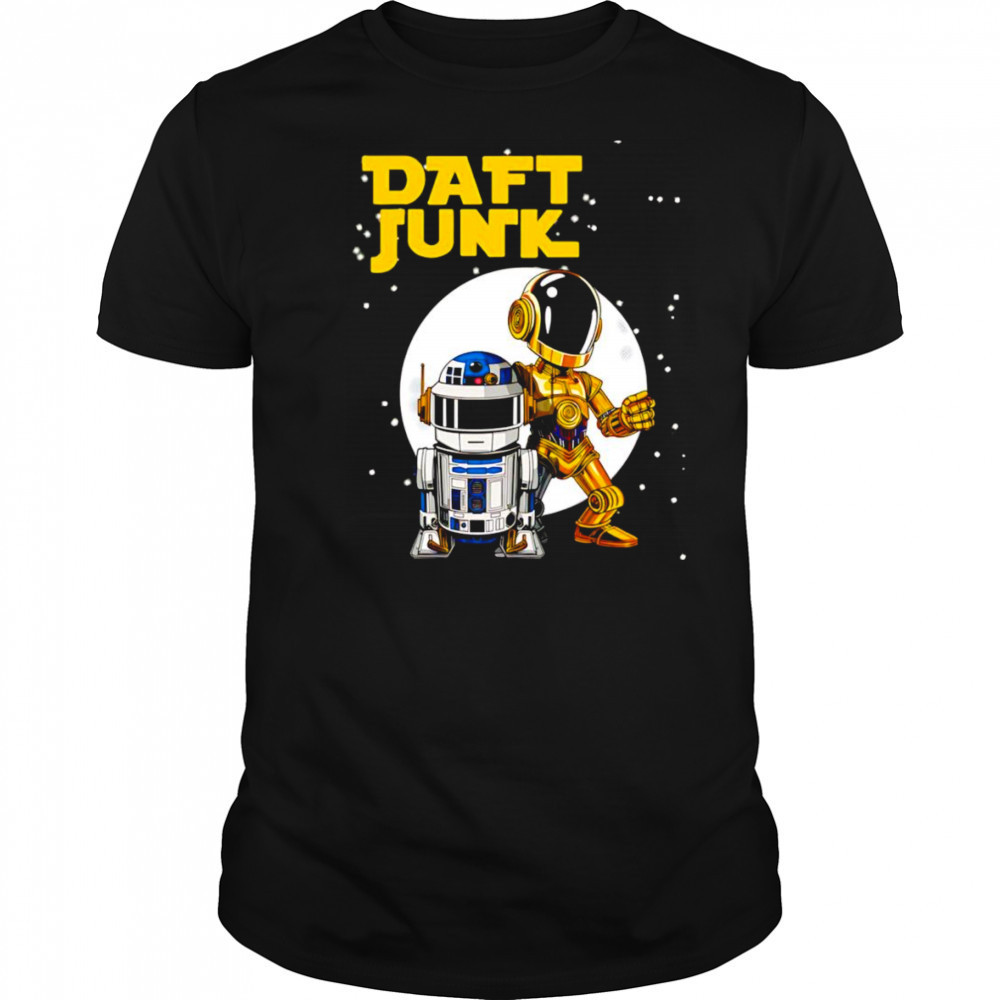 Daft Junk R2-D2 and C-3PO shirt