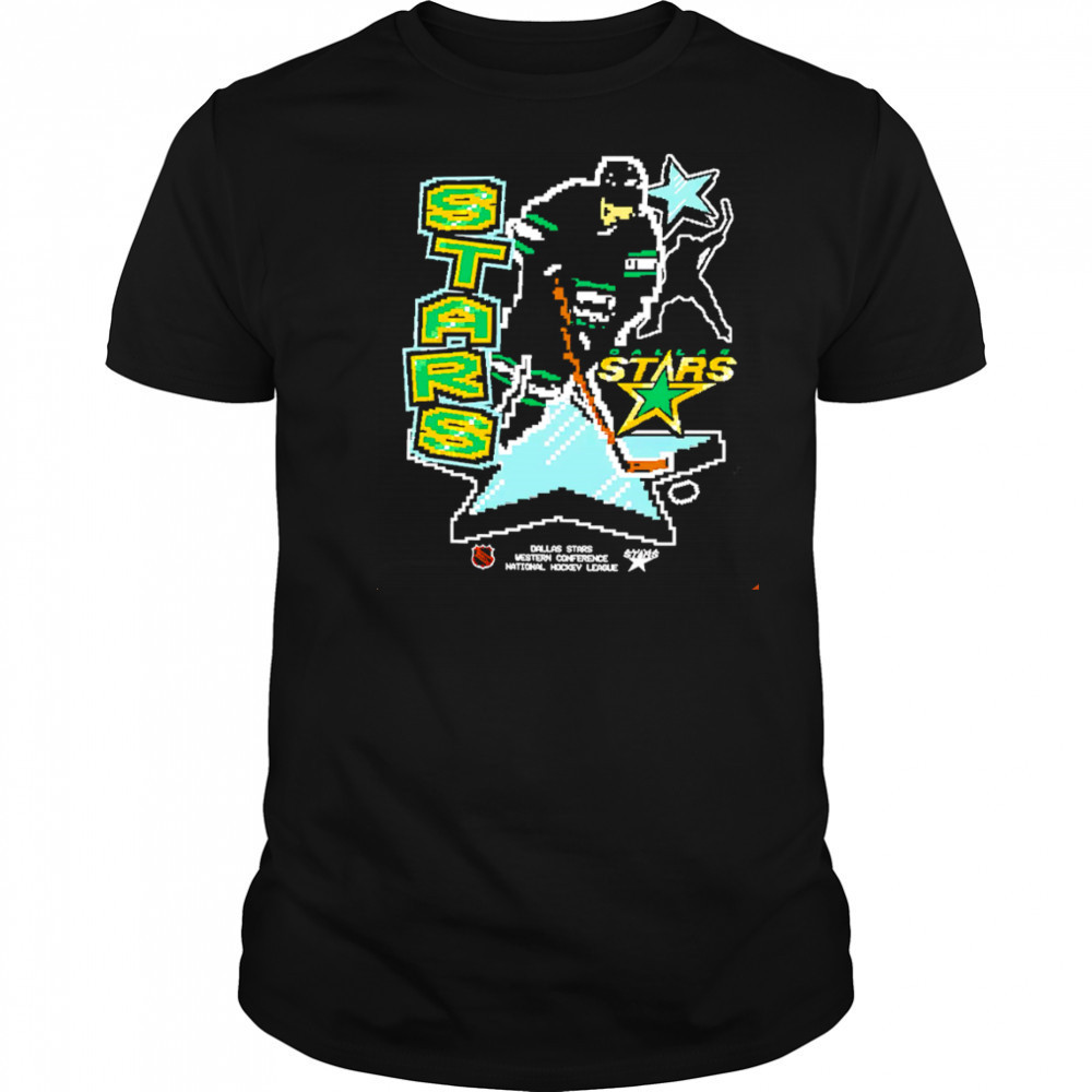 Dallas Stars Black Lamp Lighter Franklin video games shirt
