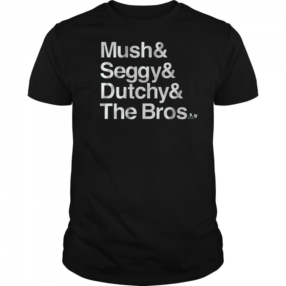 Dallas Stars Hockey Mush and Seggy and Dutchy and The Bros t-shirt