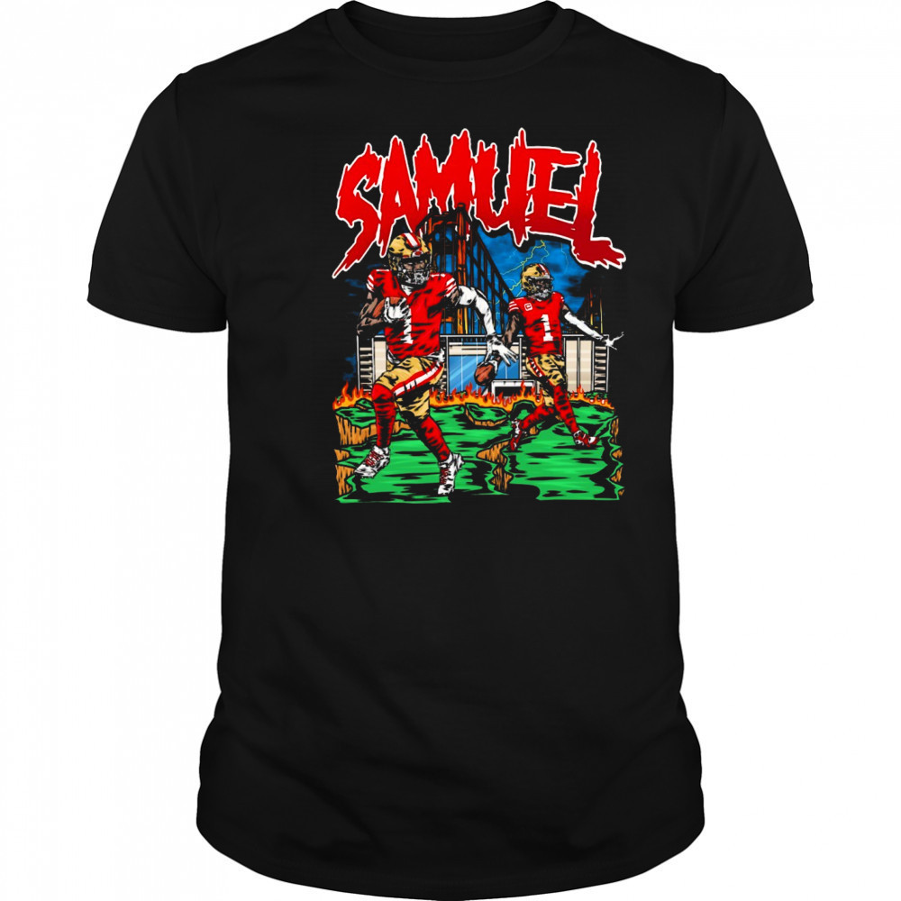 Deebo Samuel Sr. San Francisco 49ers NFL Planet Euphoria Art 2025 t-shirt