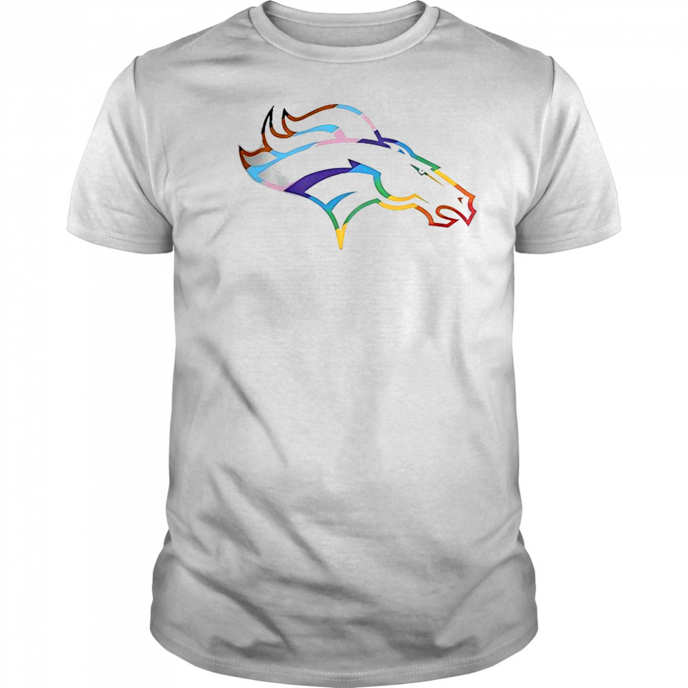 Denver Broncos Logo Pride T-Shirt