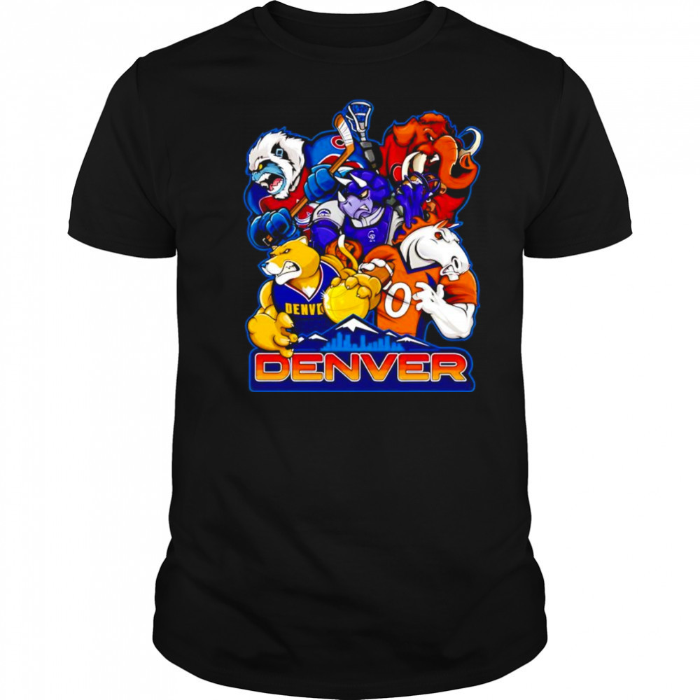 Denver sports mascots shirt