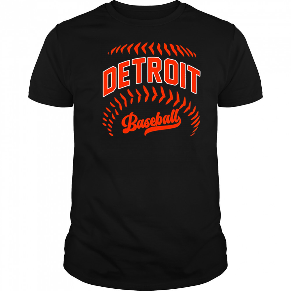 Detroit Baseball Minimalist Style vintage 90s shirt