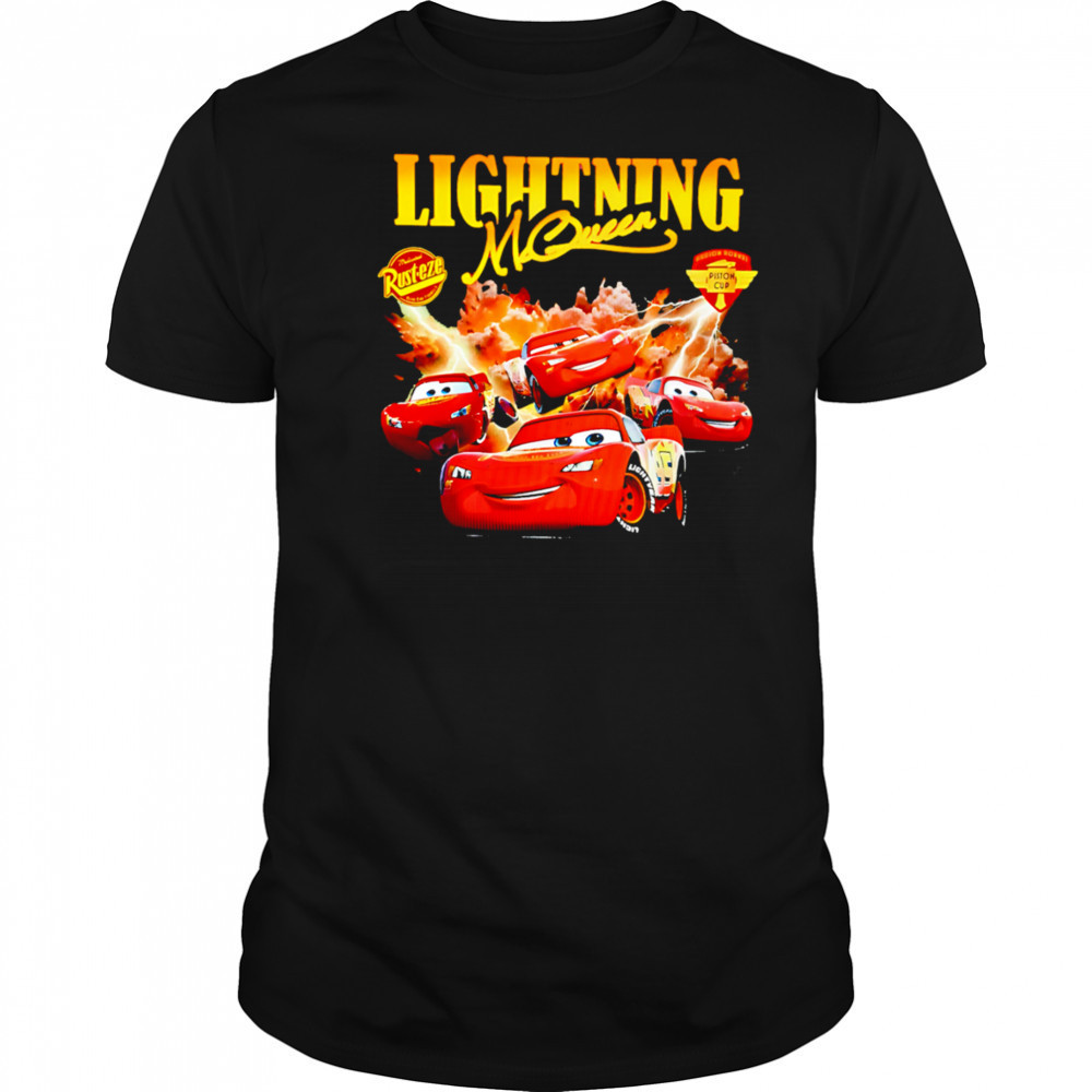 Disney Pixar Cars Lightning McQueen graphic shirt