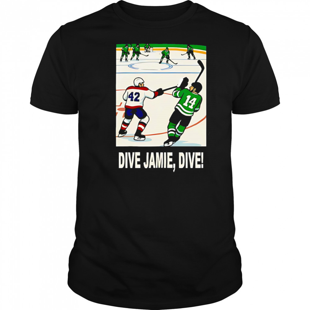 Dive Jamie Dive hockey shirt