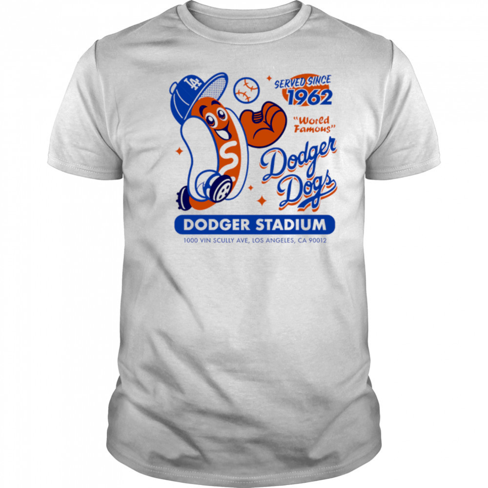 Dodger Dogs world famous Perfect for Retro Baseball shirt