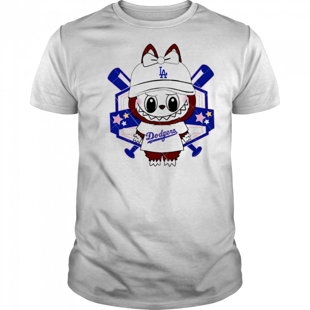 Dodgers Baseball Labubu Mascot Labubu LA Dodgers shirt