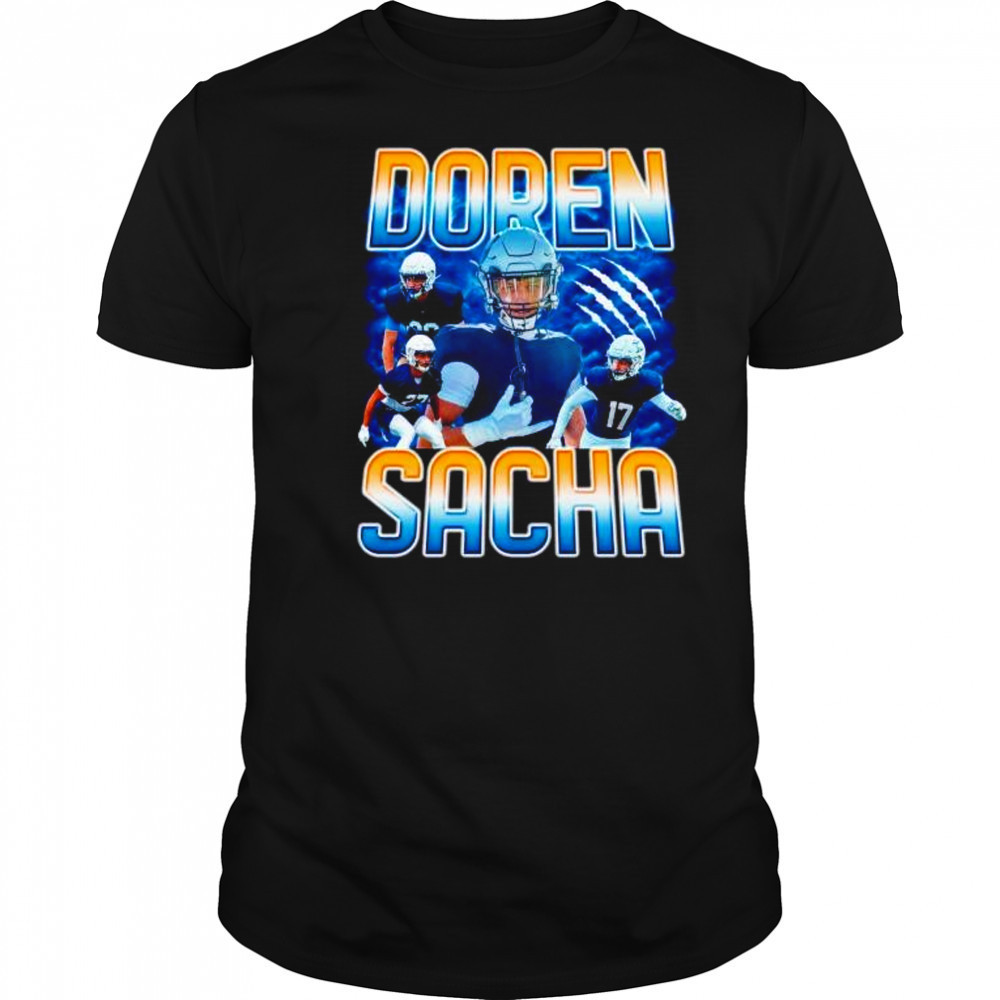 Doren Sacha player collage graphic shirt