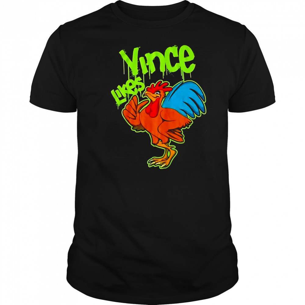DX’s Vince Loves chicken shirt