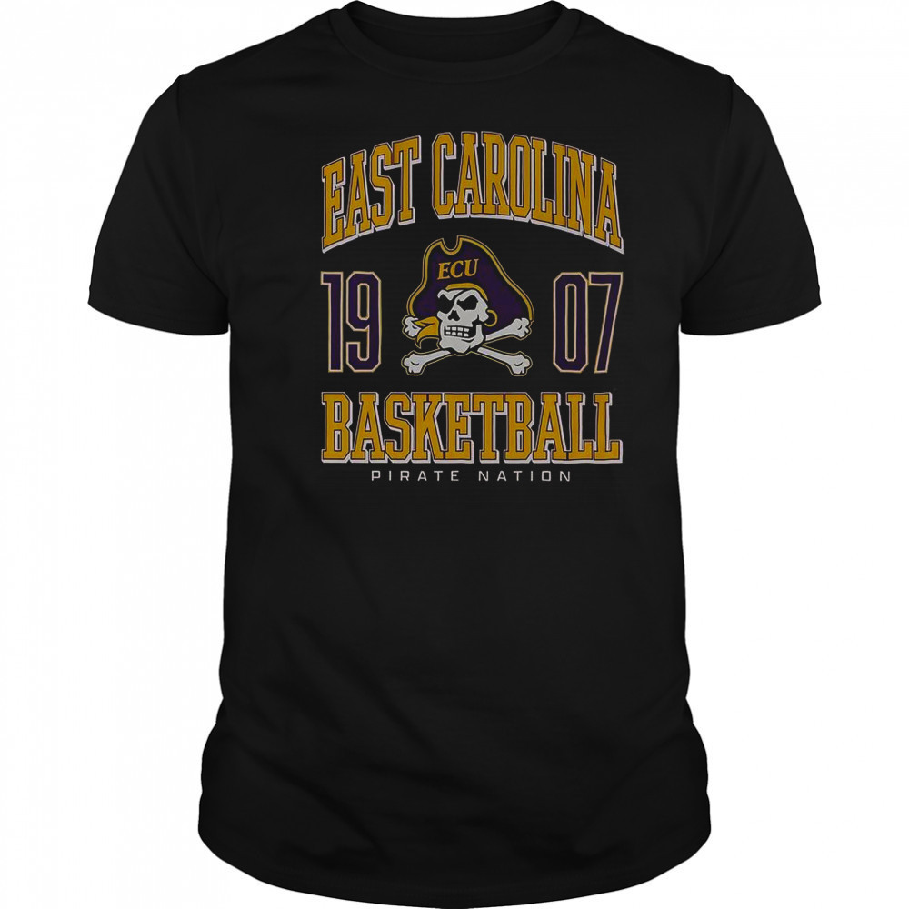 East Carolina Pirates Basketball T-Shirt